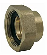 1/2 raccord union à joint plat EPDM vendu par paire - Ø A: 1''1/2 | Ø B: 1''