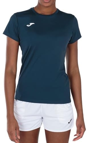 Joma Women's Short Sleeve Sports Shirt, 6XS – 3XL – Keeps The Contact with The Body Dry, Ideal for Running or Gym – Combi