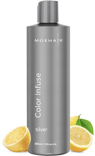 MOEHAIR Purple Toner for Gray, Silver & White Hair, Sulfate-Free, 12 Fl Oz