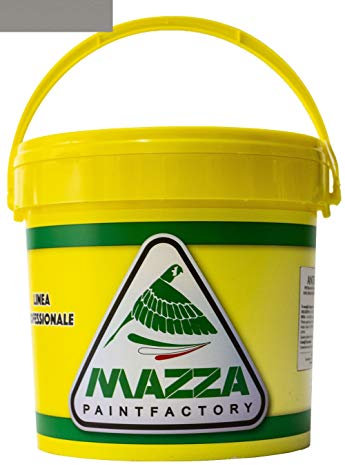 MAZZA Colorificio Pittura per Interni Lavabile Acrilica Lt 5-14 Per Muri Interni Ed Esterni Bianca e Colorata Colorificio (5 Litri, Greige2 Mz1105/5)