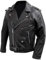 BS MOTO - Giacca chiodo da motociclista in vera pelle bovina, stile Marlon Brando (Nero (IT, Testo, L, Regular, Regular, Nero)