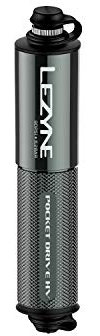 Lezyne Pocket Drive HV Mini Pump in Grey High Volume, Grey