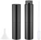 20ML Parfümzerstäuber Nachfüllbar Faireach Parfum Flakon Zerstäuber für Unterwegs Reise Praktischer Taschenzerstäuber Leer mit Trichter Auslaufsicher 2 Stück Schwarz