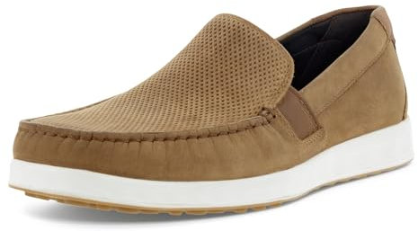ECCO Herren S Lite Moc Summer Fahrer-Slipper, Camel/Cognac perforiert, 46 EU