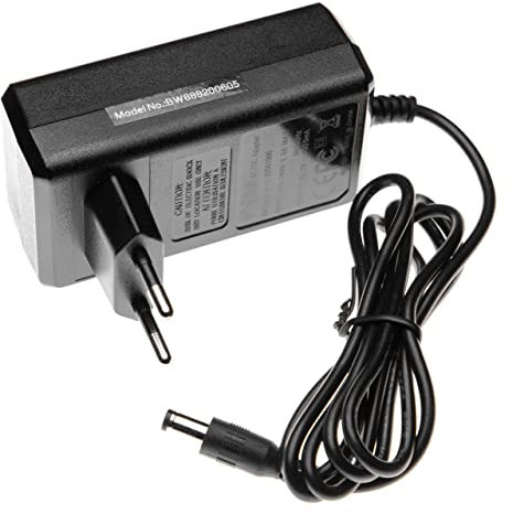 vhbw Netzteil für Geräte mit Li-Ion-Akkupacks 21.6 V- 22.2 V - AC/DC Netzadapter mit 2,5 x 5,5 mm Rundstecker, 120 cm