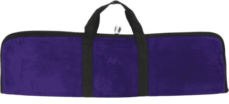 elToro Wild Colorz Velour - Bogentasche, praktische Bogentasche aus weichem Velourleder mit Taschen fürs Mittelstück und die Wurfarme (Violett)