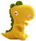 TROYSINC Dinosaurier Plüschtier Kuscheltiere,Plüschtier Spielzeug Plüsch Dinosaurier Stofftier Kinder Spielzeug Festival Geschenk (gelb,25cm)