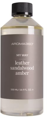 Aroma360 - My Way Fragrance Oil Blend | Hotel Inspired for Luxury Essential Oil Diffusers | Aromatherapy Scent Diffuser Oil | Lush Sandalwood, Warm Cedar, and Delicate Florals. - 500ML