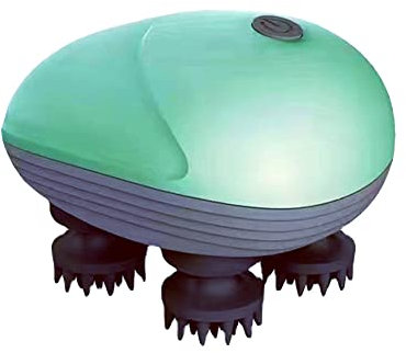 Elektrisches Kopfhaut-Massagegerät, elektrisches Katzenmassagegerät, multifunktionales elektrisches Kopfmassagegerät, lindert Stress wasserdicht, USB wiederaufladbar, tragbar, Massagegerät, Kopf,