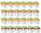 LE BERGER DES FRUITS | 24 barquettes de confiture assortie : Prune, Pêche, Abricot et Fraise | Portions Individuelles de 20 grammes à emporter partout