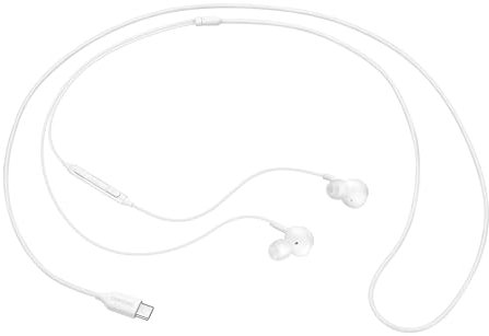 Samsung auricolari EO-IC100 con connettore di tipo USB-Type C, suono AKG, Bianco