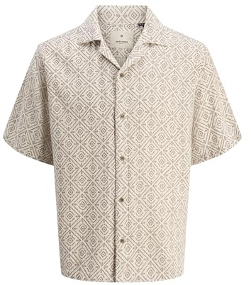 JACK & JONES Male Hawaii-Hemd Relaxed Fit Hawaii-Hemd