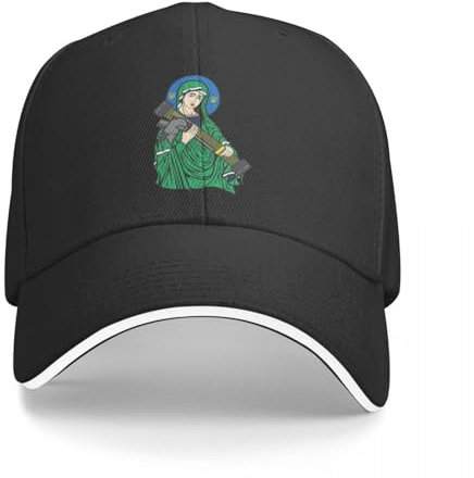 Klassische Ukraine Saint Javelin Papa Hüte für Frauen Reiner Farbschutz Solar Baseball Cap Visier Cool