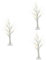 HOMSFOU 3 Stück LED Birkenlicht Beleuchteter Birkenbaum Weihnachtsbaum Lichter Tischlampe Baum LED Beleuchteter Baum LED Geldbaum Erntedankfest Baumlampe Künstliche Birke