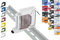 Supporto per guida Single per 18 Shellys: 1 Gen3,1PM Gen3,2PM Gen3,i4 Gen3,Plus 1,Plus 1PM,Plus 2PM,Plus i4,Plus 0-10V Dimm,Wave 1,Wave 1PM,Wave 2PM,Wave Shutter,Wave i4 (bianco))