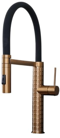 Essebagno Architek mitigeur évier à douchette mobile cuivre brossé