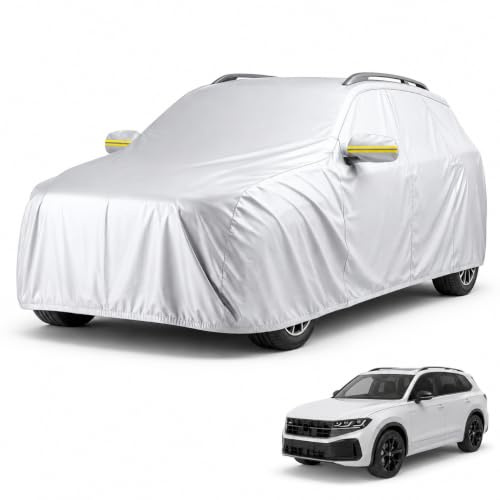 Autoplane SUV Abdeckplane - Auto Abdeckung & universale Autoschutzhülle - Autogarage - Car Cover - wasserdicht & wetterfeste Autoplane (SUV (490 * 190 * 180cm))