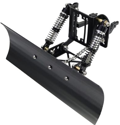 TWTCZOZ Quitanieves Metálico RC 1/18, Repuestos para Quitanieves para Coches RC, Camiones, Accesorios de Bricolaje, Negro