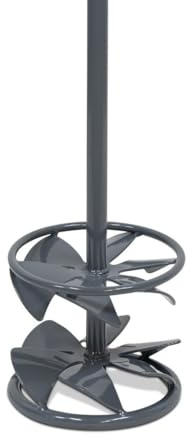 blizz-z Profi Schaufelrührer Turbomix (M14) Länge: 610 mm x Ø 120 mm | für Rührgut: 20-40 kg - Turbinenschaufeln aus verzinktem Stahl, pulverbeschichtet