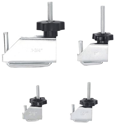 Keenso Pinza per Pinze per Tubi Flessibili, Strumento per Pinzare i Tubi Flessibili in Metallo da 4 Pezzi con Design di Serraggio Unico per dei Freni del Radiatore del