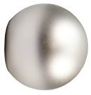 Endstück Kugel in alu - Silber für 20 mm Ø Gardinenstangen - Set 2