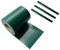 Ventanara® Zaun Sichtschutzstreifen PVC für Stabmattenzaun Zaunfolie Grün 19 cm x 40 m inklusive 25 Befestigungsclips