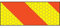 Caledonia Signs 56346 Ece70 Vehicle Marking Plate, Right Hand Horizontal Chevron, 300 mm X 140 mm