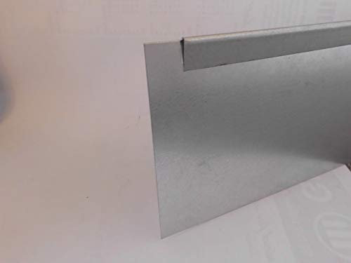 0816 Rasenkanten Metall Beeteinfassung Rasenkante verzinkt (Länge 30m-Höhe 18 cm)