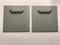 2x Bild-Halter mit Öse skl. 100x100mm Set Edelstahl Schild Acrylglas Glas-Bilder Montageset Aluverbundplatten