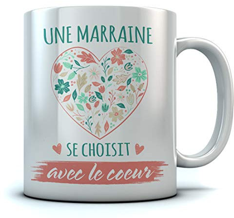 Mug Marraine Idée Cadeau Pour Bapteme Future Marraine Annonce Originale Tasse
