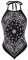 Baodan Ärmellose Sexy Paisley Bandana Halter Top Schnürhemd Bluse Backless Turtleneck Oberteile Triangle Tank Top A-Schwarz M