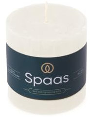 Spaas Rustic Pillar Candle 70/70 mm 25h, White