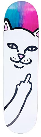 RIPNDIP Skateboard Deck Lord Nermal 8.25 (pink Blue)