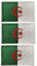 Algerien Flagge Patch Applikationen Algerien Länderflagge Bestickt Morale Taktische Militär Emblem Armband Abzeichen Dekorativer Aufnäher