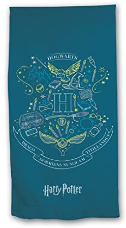 Serviette de plage - Harry Potter - Blason -Hogwarts- - 70x140 cm