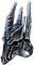LAYCHEN Vintage Black Helm of Sauron Ring Für Männer Punk Gothic Dragon Ringe Für Männer Geburtstagsfeier Schmuck