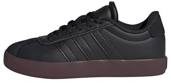 adidas Unisex Kinder Vl Court 3.0 Shoes Kids Schuhe, Core Black Core Black Aurora Ruby