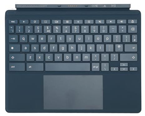 Teclado TPN H101K Teclado Magnético para Chromebook X2 11 Da0023dx Tablet con Pantalla Táctil de 11 Pulgadas