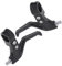 BESPORTBLE 1 Paar Bremshebel fahrradbremse Bike Brakes zubehör für fahrräder Bike Tool fahrradaccessoires Post Griff wiederaufladbar Sitz Felgenbremse Seitenzugbremse Aluminiumlegierung Black