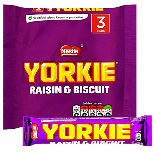 Yorkie Raisin & Biscuit 3 Pack 132g