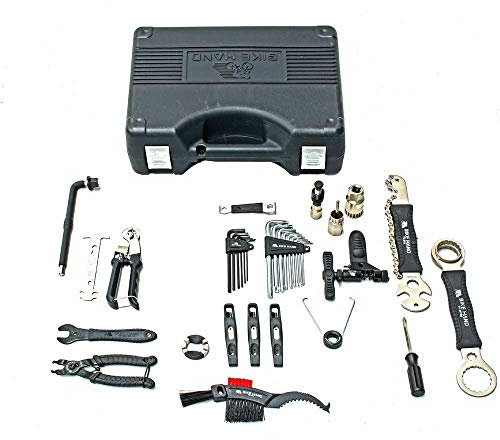 Bikehand Bike Bicycle Repair Tool Kit - Quality Tools Kit Set for Mountain Bike Road Bike Maintenance in a Neat Storage Case