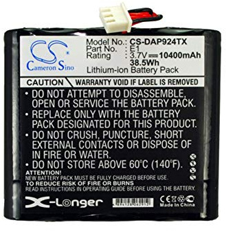 CS-DAP924TX Akku 10400mAh Kompatibel mit [Pure] Evoke 1S, Evoke 2S, Flow, Mio, Mio by Orla Kiely, Union Jack, EVOKE-1S, EVOKE-1S Marshall, Evoke-2S, EvokeE-1S, One Flow, One radios, Sensia, Verona, V