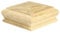 Jackson Woodturners Solid Oak Pyramid Newel Post Cap rebated to fit a 90mm Newel Post