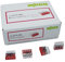 100 pezzi Wago 2273-204 Scatola di giunzione COMPACT morsettiera Ø 0,5-2,5 mm², a 4 poli, trasparente/rosso