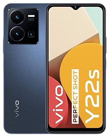 VIVO Y22s Smartphone Android, Display da 6.55 Pollici, 6 GB di RAM e 128 GB di Spazio, Batteria da 5.000 mAh e Ricarica Rapida Fast Charge da 18 W, Starlit Blue