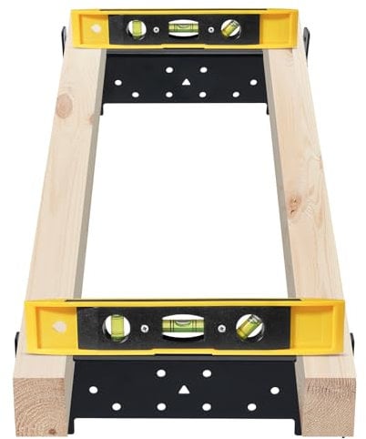 Touri Chainsaw Mill Kit 2 Pack, Portable Chainsaw Mill Rail Guide Metal Bracket Logging Tools Used with Saw Mill, for 2x4 Lumber and 6-36 Inch Diameter Logs, Lumber Not Included