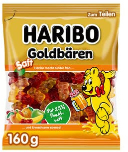Haribo Saft Goldbären, 20er Pack (20 x 160g)