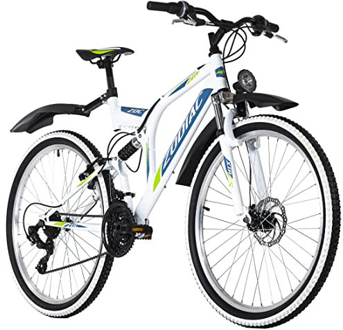 KS Cycling Mountainbike ATB Fully 26 Zodiac weiß-grün RH 48 cm