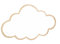 Fdit Espejo Decorativo, Adhesivo Acrílico Nórdico para Pared, Decoración del Hogar, Espejo de Seguridad sin Vidrio para Habitación de Niños, Sala de Juegos(Nubes)