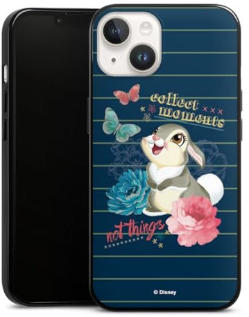 Silikon Hülle kompatibel mit Apple iPhone 14 Case schwarz Handyhülle Klopfer Disney Bambi